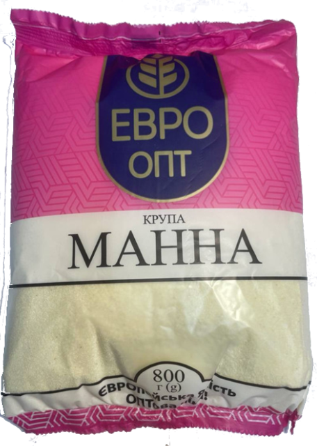 Крупа манна ЕВРО ОПТ, 800г